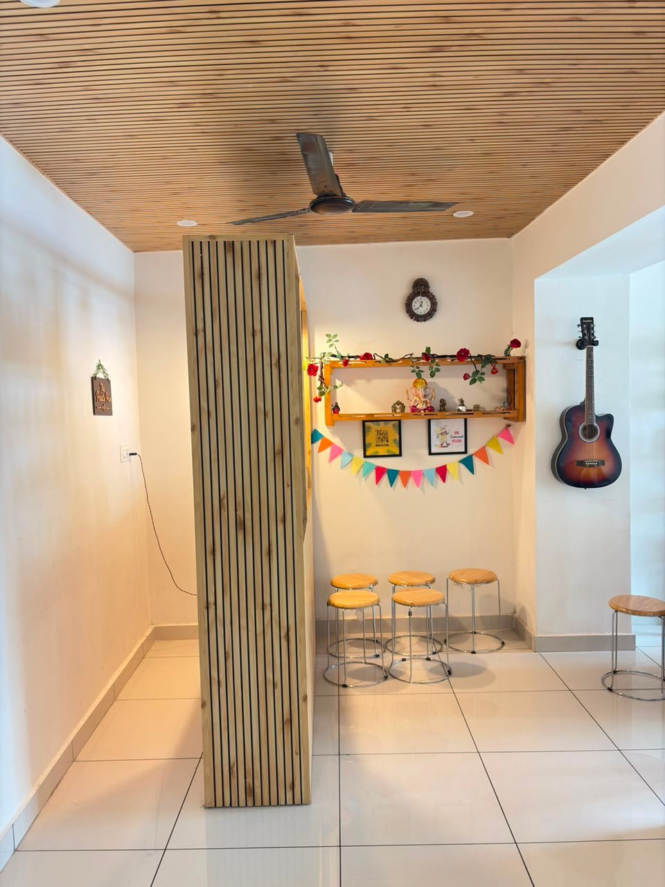 Café seating area